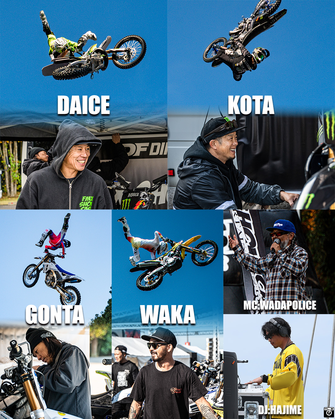 FMXSHOWCASEentertainment FMX SHOWCASE entertainment freestylemotocross フリースタイルモトクロス イベント スケジュール schedule event デモンストレーション demonstration 全日本モトクロス いなべ 三重 いなべモータースポーツランド