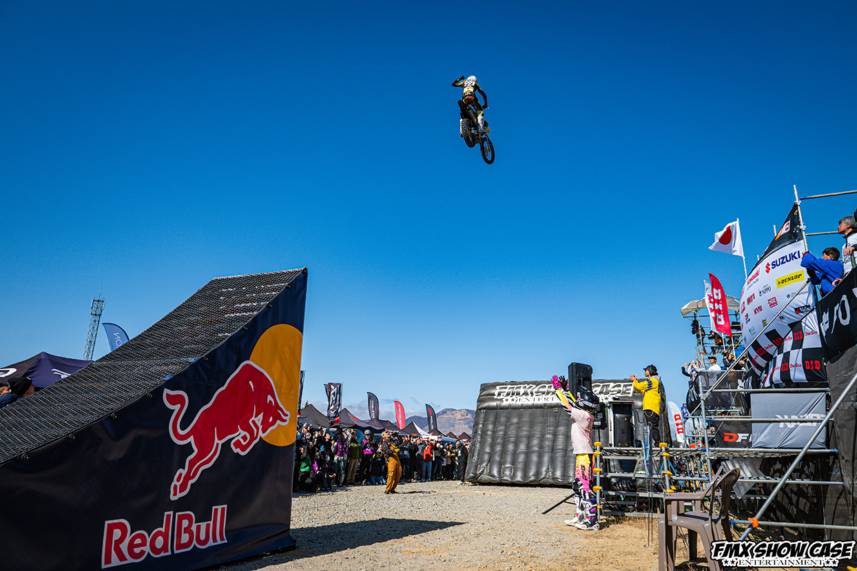 FMXSHOWCASEentertainment FMX SHOWCASE entertainment freestylemotocross フリースタイルモトクロス イベント スケジュール schedule event デモンストレーション demonstration 全日本モトクロス いなべ 三重 いなべモータースポーツランド