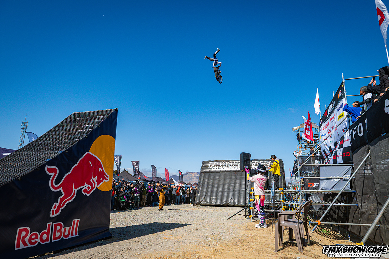 FMXSHOWCASEentertainment FMX SHOWCASE entertainment freestylemotocross フリースタイルモトクロス イベント スケジュール schedule event デモンストレーション demonstration 全日本モトクロス いなべ 三重 いなべモータースポーツランド